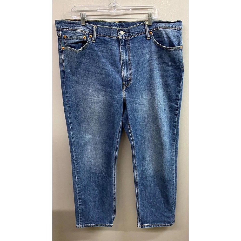 Levi's 541 Jeans Men 42x30 Blue Denim Straight Leg Medium Wash Outdoor Zip Fly